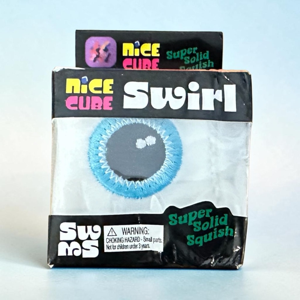 Halloween Plush Eye Nice Cube Swirl Super Solid Squish Fidget Toy